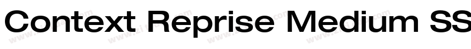 Context Reprise Medium SSi Medium Italic字体转换